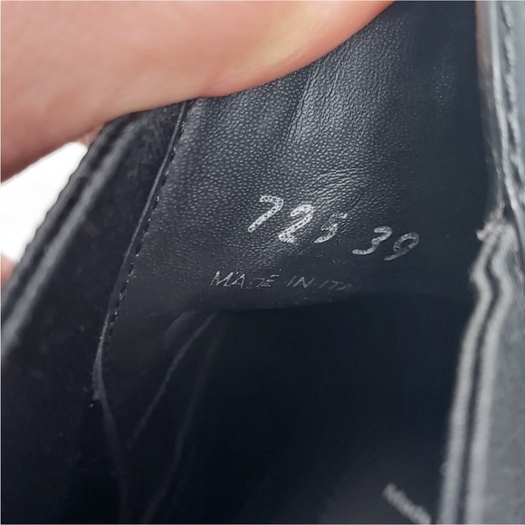 PRADA Monolith Leather Black Lug Platform Chelsea Boot size 39 - Picture 7 of 10